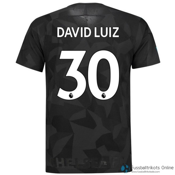 Chelsea Trikot Ausweich David Luiz 2017-18 Fussballtrikots Günstig